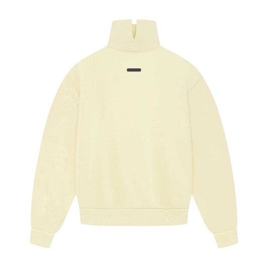 Pale Yellow - Front - Adidas Womens-Ladies Performance Embroidered Logo Relaxed Fit Long-Sleeved Athletic Sweatshirt