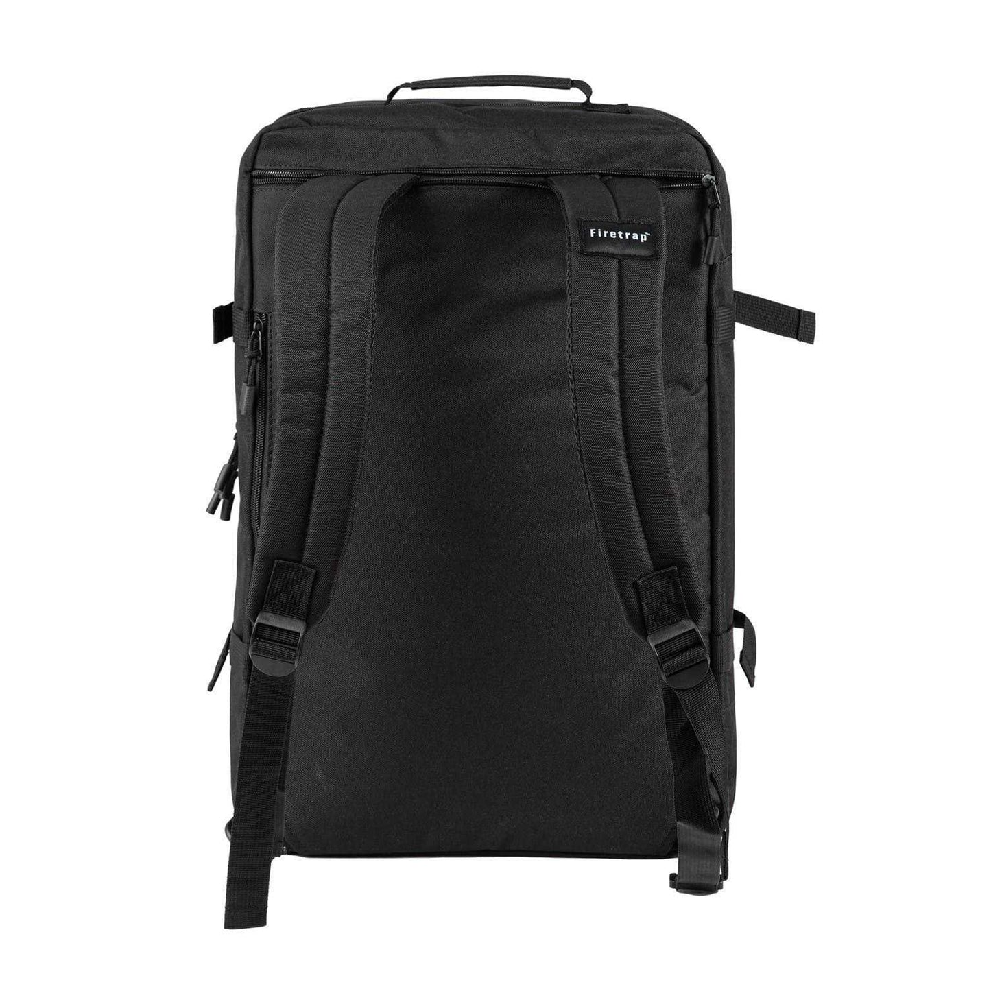 Black-Charcoal Marl - Back - Firetrap Travel Backpack