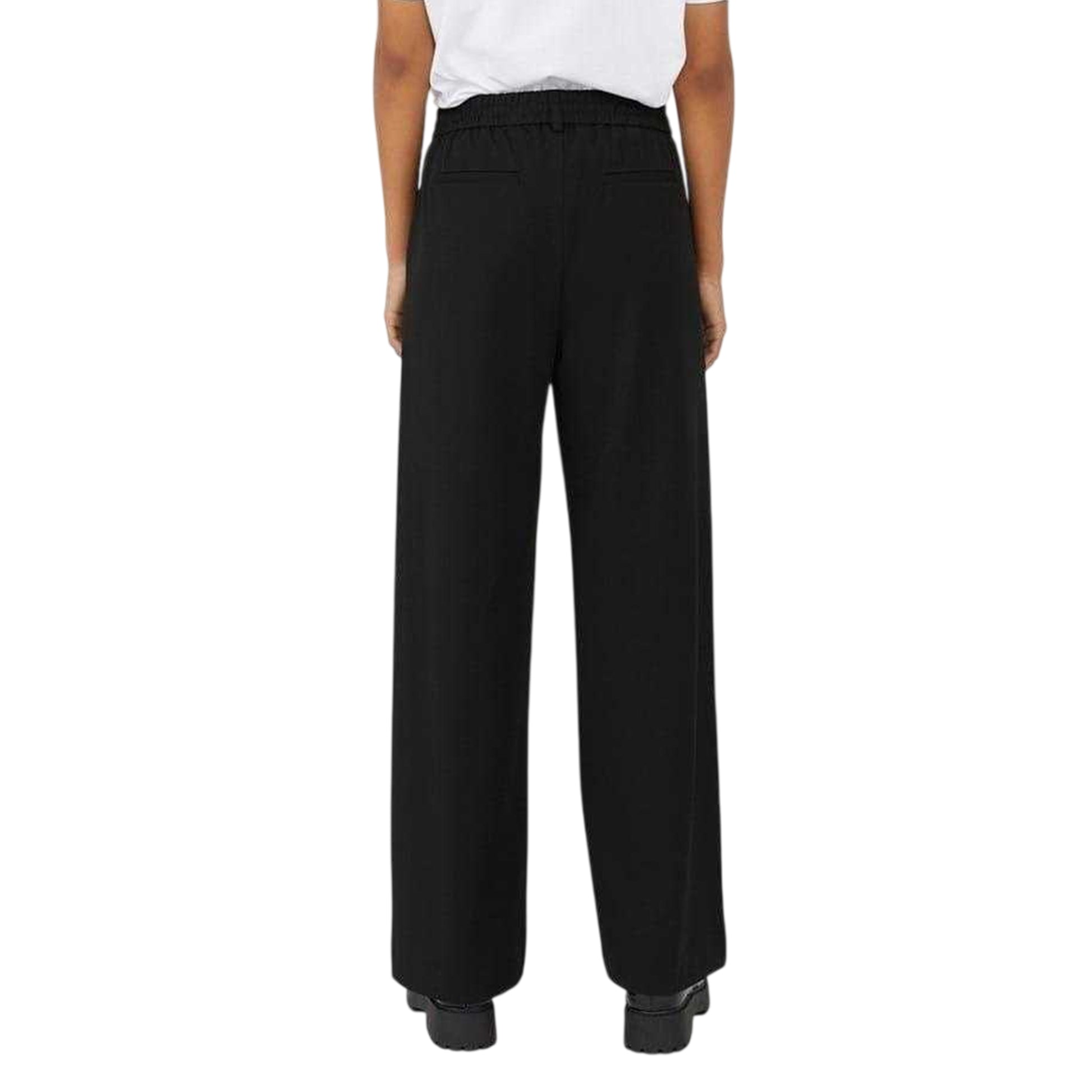 Black - Back - Object Womens-Ladies Lisa Trousers