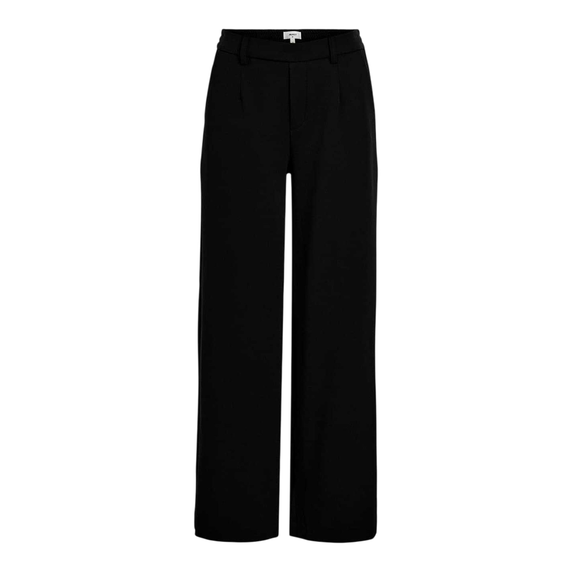 Black - Front - Object Womens-Ladies Lisa Trousers