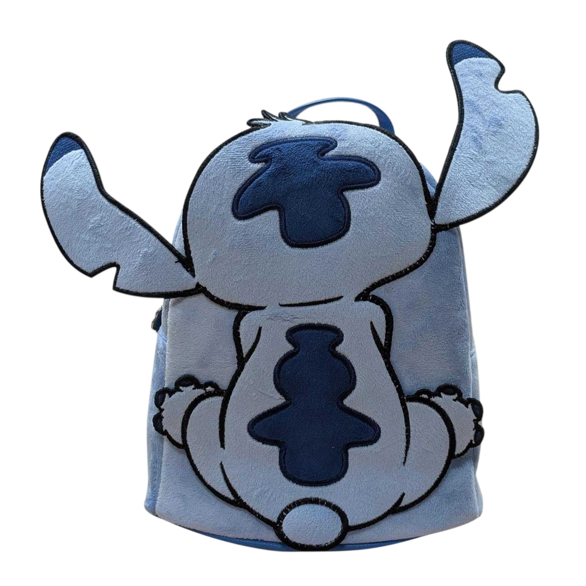Blue - Front - Lilo & Stitch 3D Stitch Plush Mini Backpack