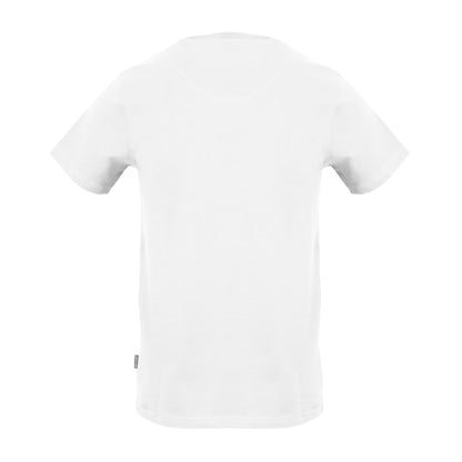 White - Back - Aquascutum Mens Chest Logo Regular T-Shirt