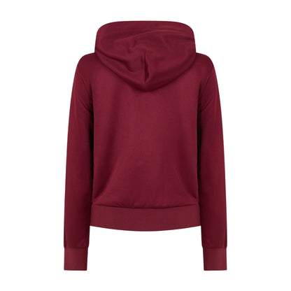 Rouge - Back - Calvin Klein Womens-Ladies French Terry High Shine Sweatshirt