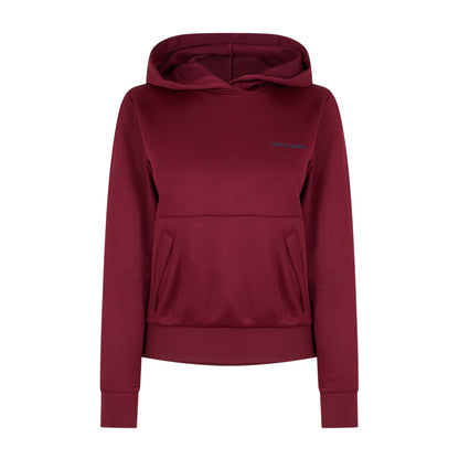 Rouge - Front - Calvin Klein Womens-Ladies French Terry High Shine Sweatshirt