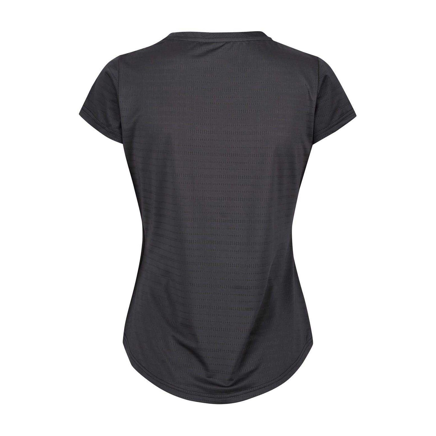 Seal Grey - Back - Regatta Womens-Ladies Horizontal Stripe Regular T-Shirt