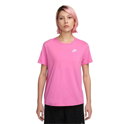 Pink - Front - Nike Womens-Ladies Club T-Shirt