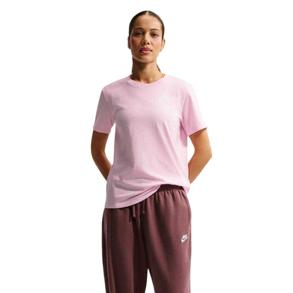 Pink Foam - Front - Nike Womens-Ladies Club T-Shirt