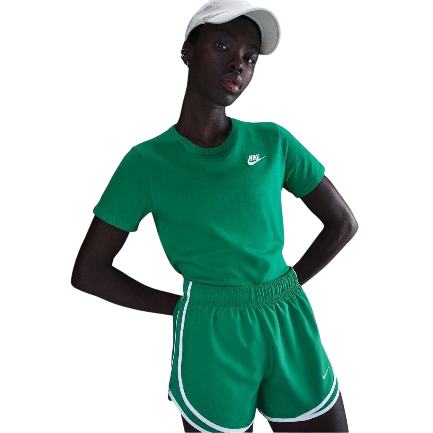Green - Front - Nike Womens-Ladies Club T-Shirt