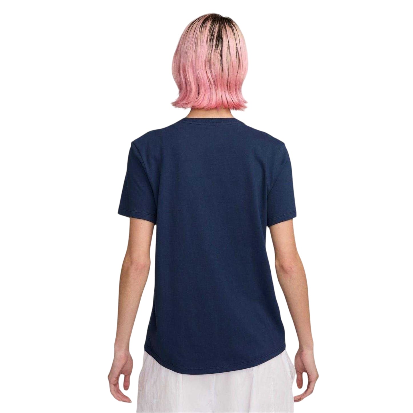 Midnight Navy - Back - Nike Womens-Ladies Club T-Shirt