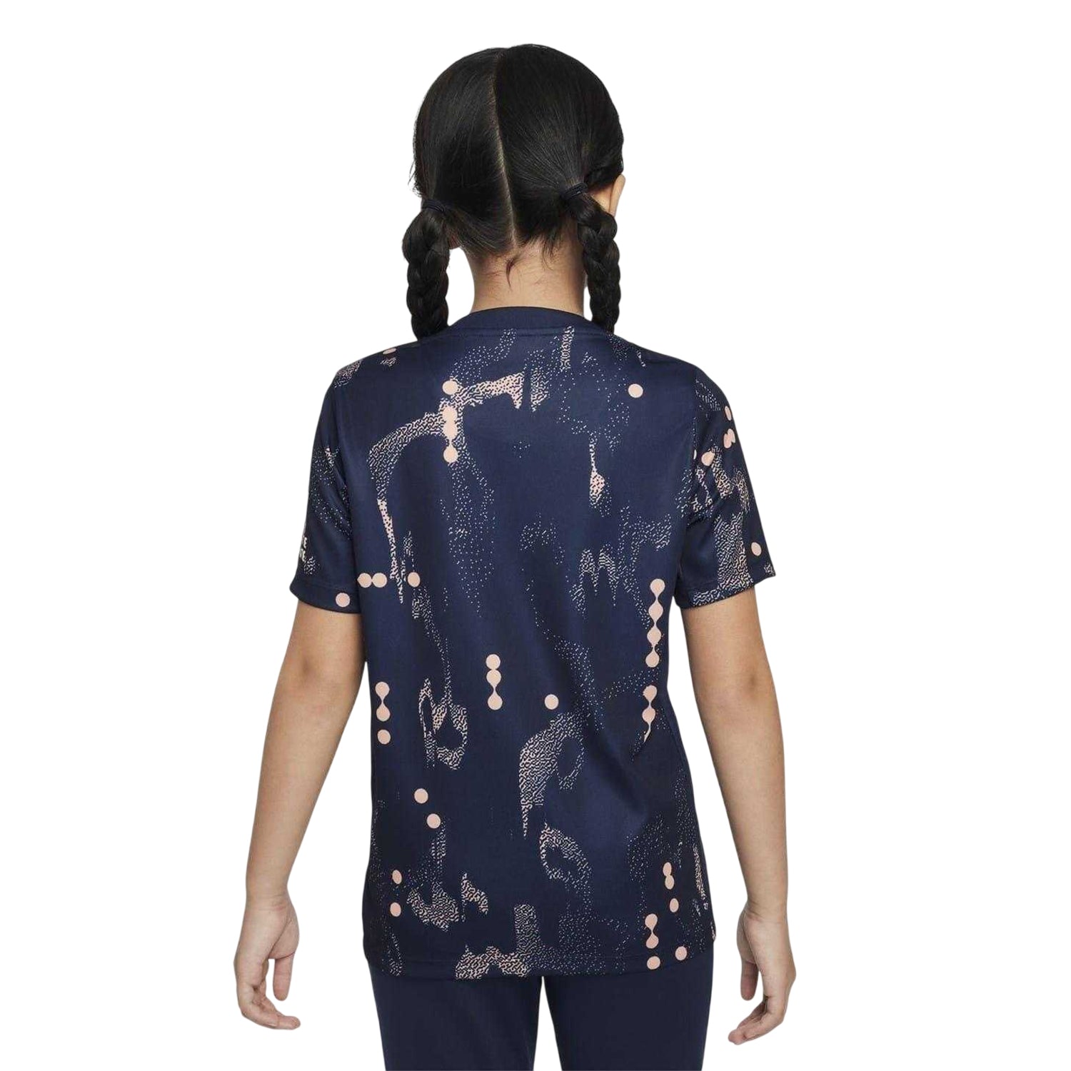 Obsidian Blue-Guava - Back - Chelsea FC Childrens-Kids Graphic Print Football Shirt