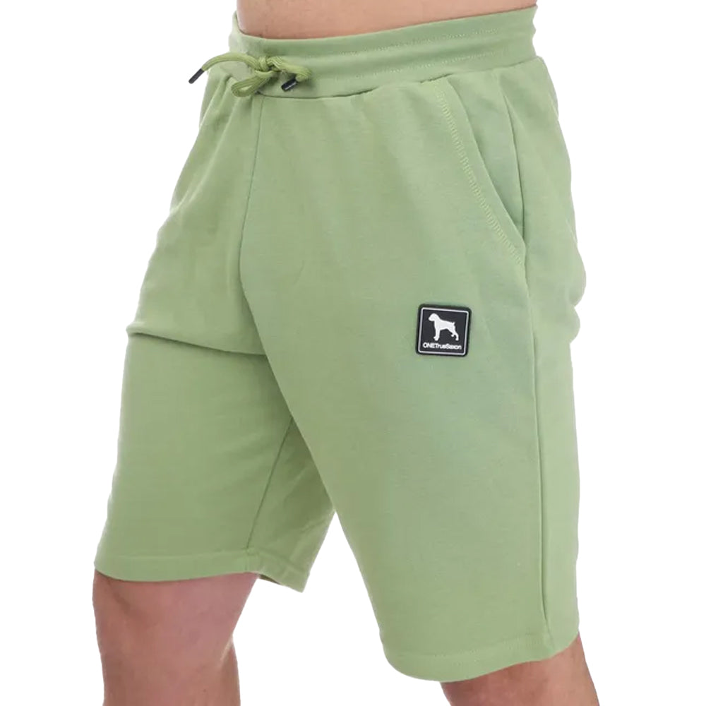 Green - Front - One True Saxon Mens Dixon Shorts