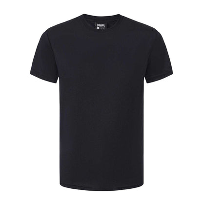Navy - Front - Lonsdale Mens Tech Plain Polyester T-Shirt