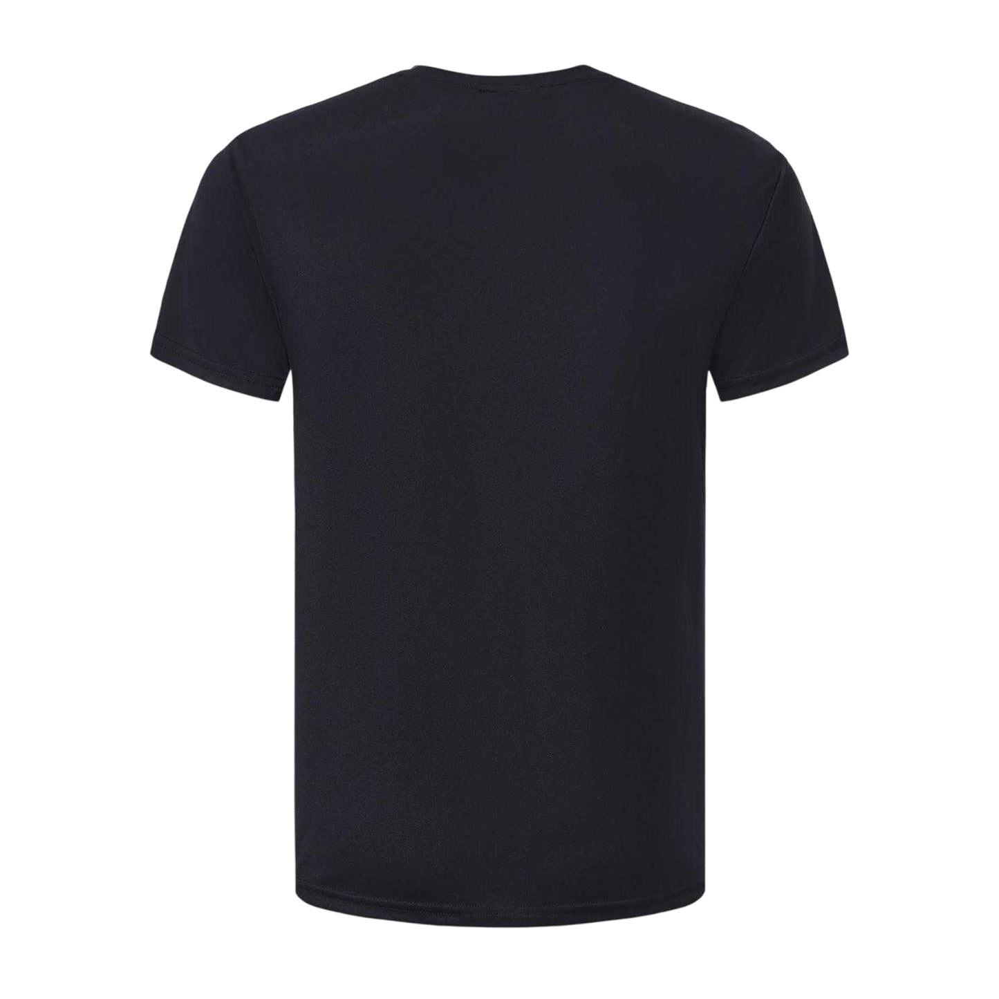 Navy - Back - Lonsdale Mens Tech Plain Polyester T-Shirt