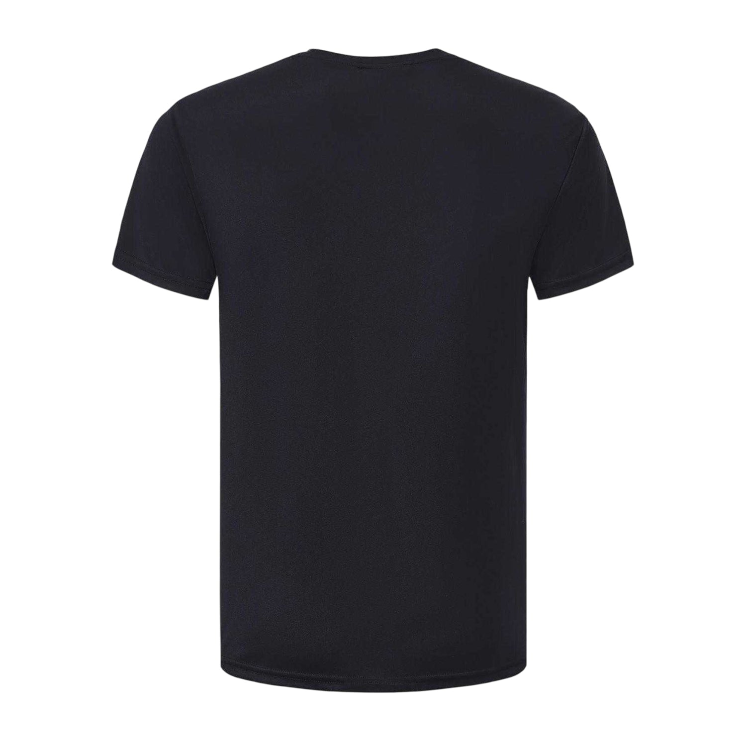 Navy - Back - Lonsdale Mens Tech Plain Polyester T-Shirt
