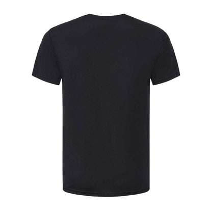 Navy - Back - Lonsdale Mens Tech Plain Polyester T-Shirt
