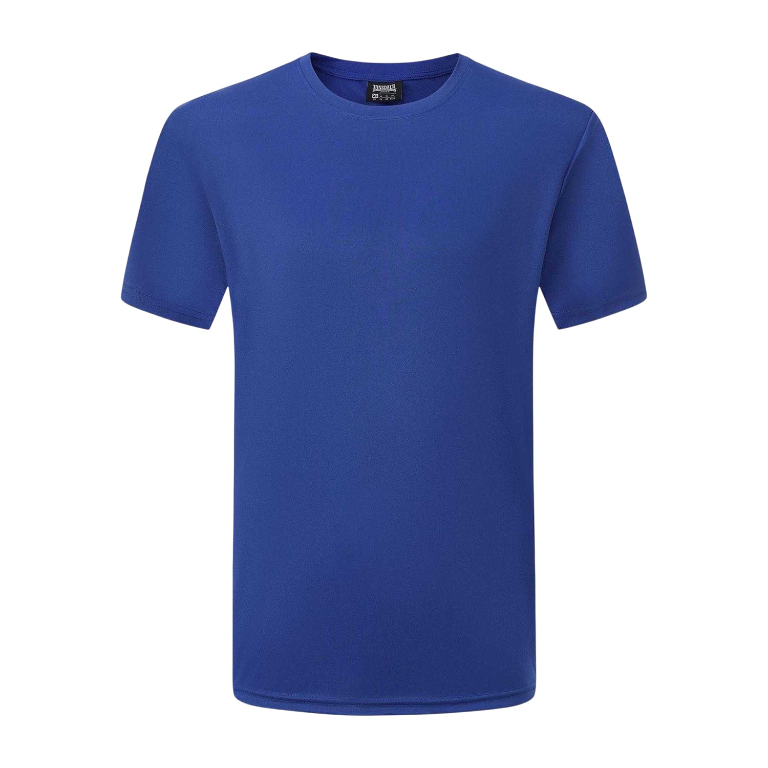 Royal Blue - Front - Lonsdale Mens Tech Plain Polyester T-Shirt