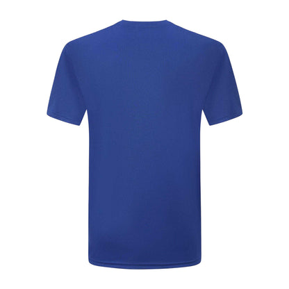 Royal Blue - Back - Lonsdale Mens Tech Plain Polyester T-Shirt