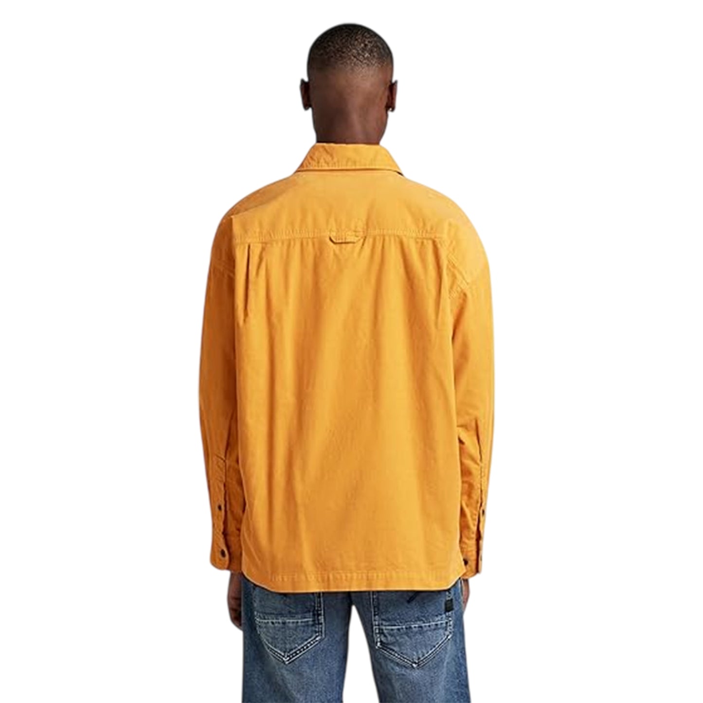 Yellow - Back - G-Star Mens Oversized Boxy Shirt