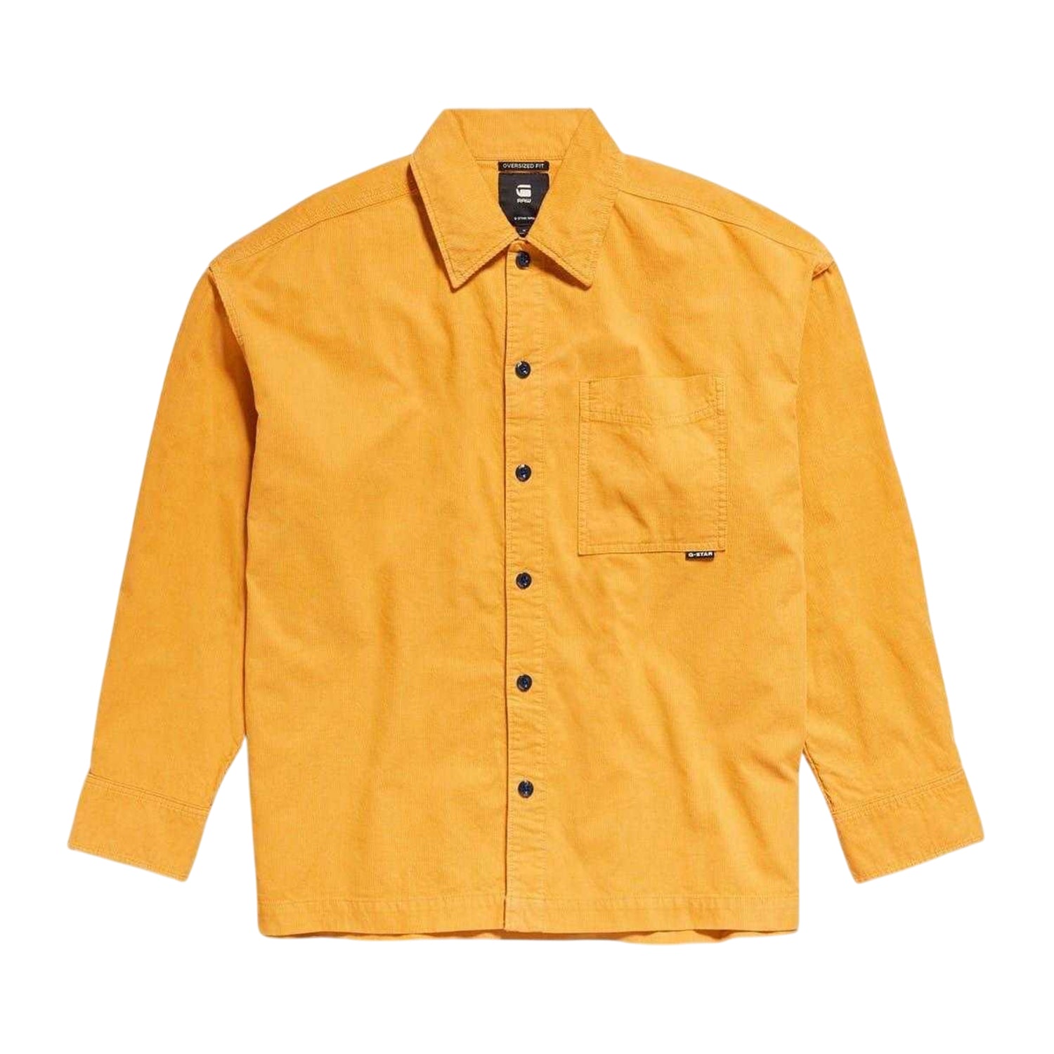 Yellow - Front - G-Star Mens Oversized Boxy Shirt