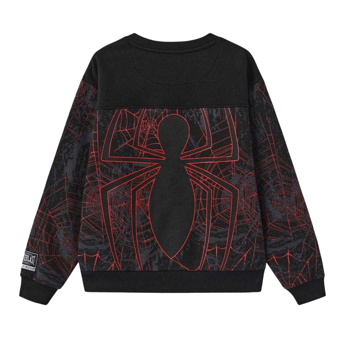 Black - Back - Everlast Boys Spider-Man Cotton Sweatshirt