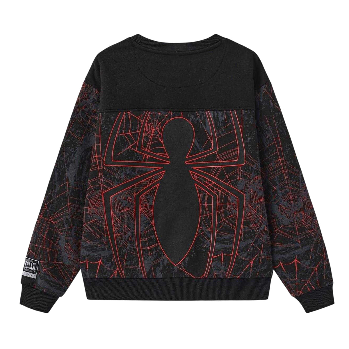 Black - Back - Everlast Boys Spider-Man Cotton Sweatshirt