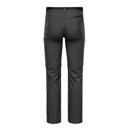 Charcoal - Back - Karrimor Mens Panther Zip-Off Outdoor Trousers
