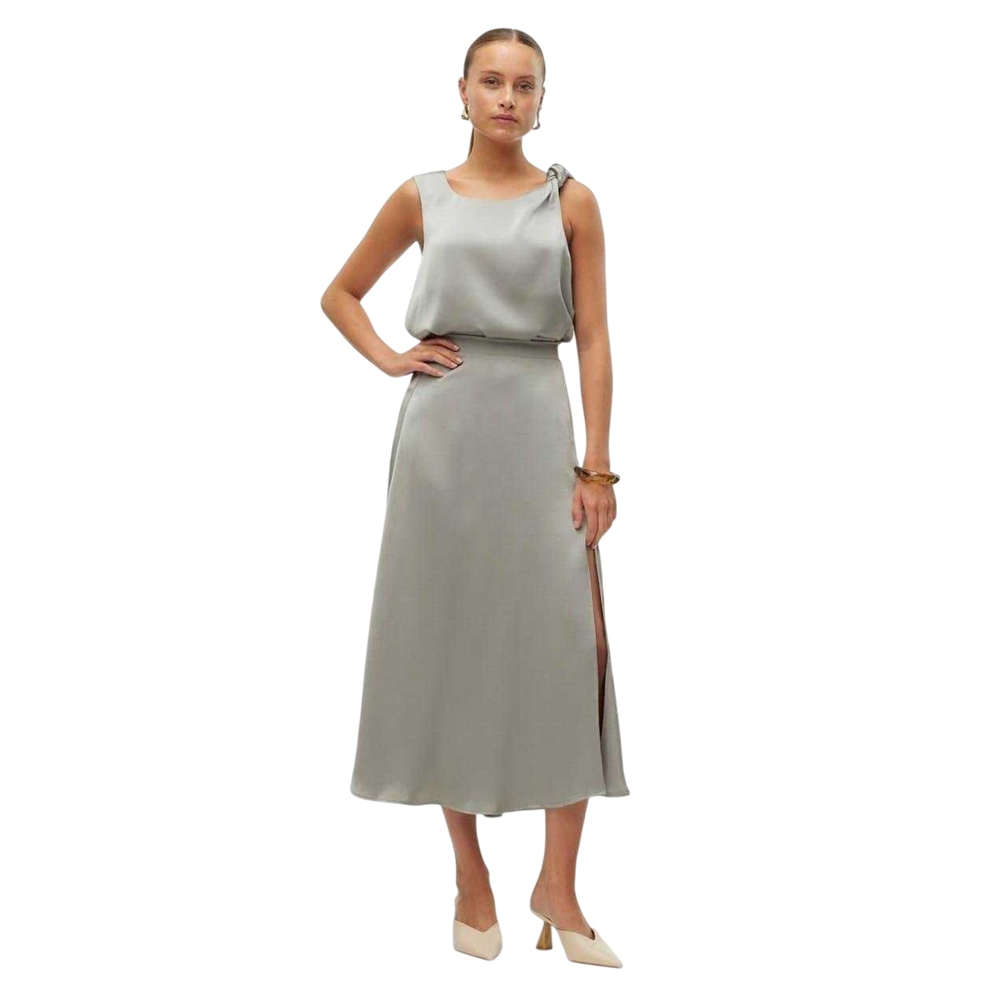 Green Bay - Front - Vero Moda Womens-Ladies Rita Knotted Relaxed Fit Camisole