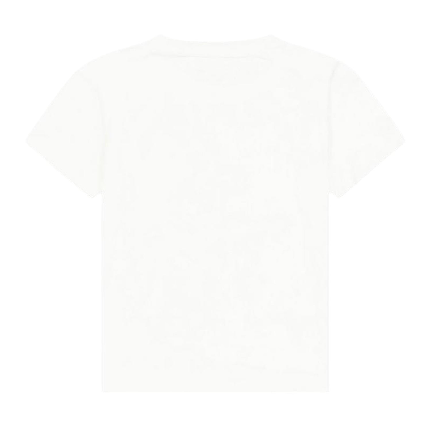 White - Back - Calvin Klein Childrens-Kids Logo T-Shirt
