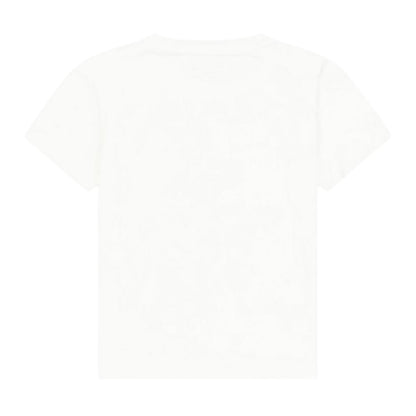 White - Back - Calvin Klein Childrens-Kids Logo T-Shirt