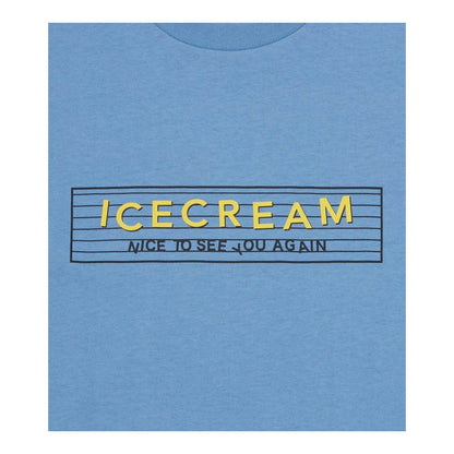Light Blue - Side - ICECREAM Mens Graphic Print Regular T-Shirt