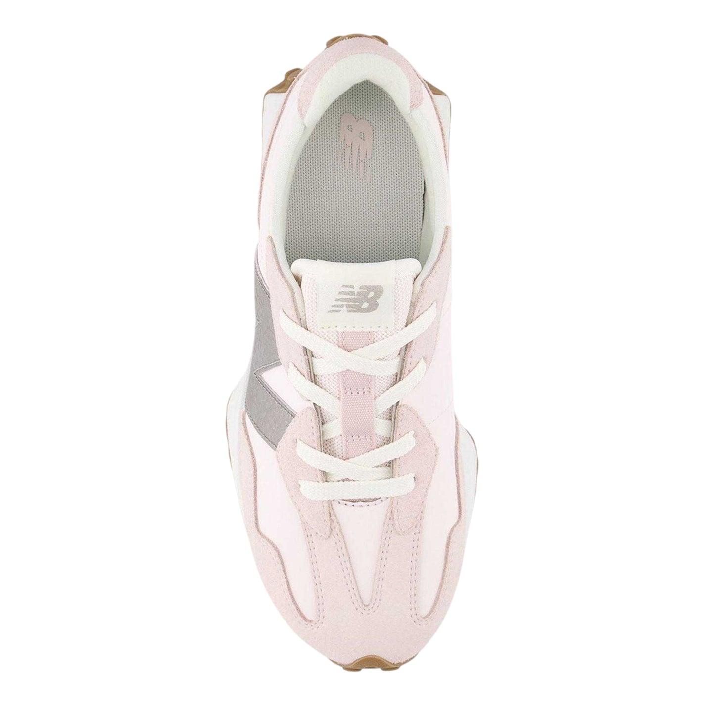 Pink Salt - Side - New Balance Childrens-Kids Suede Trainers