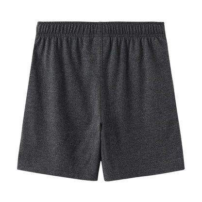 Charcoal Marl - Back - Slazenger Boys Logo Elasticated Waist Sweat Shorts