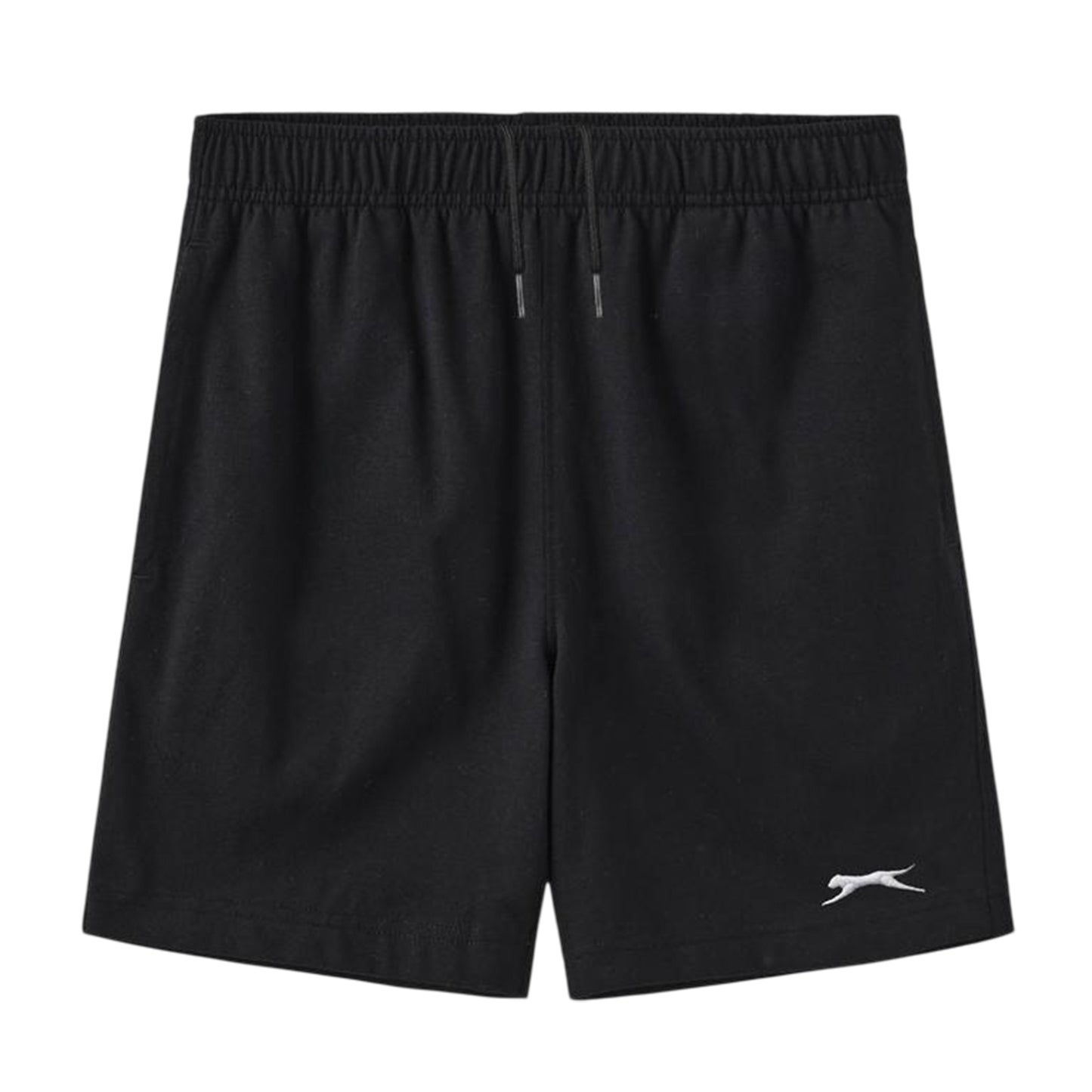 Black - Front - Slazenger Boys Logo Elasticated Waist Sweat Shorts