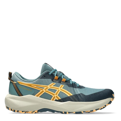 Teal-Sand - Front - Asics Mens Venture 11 Trail Trainers