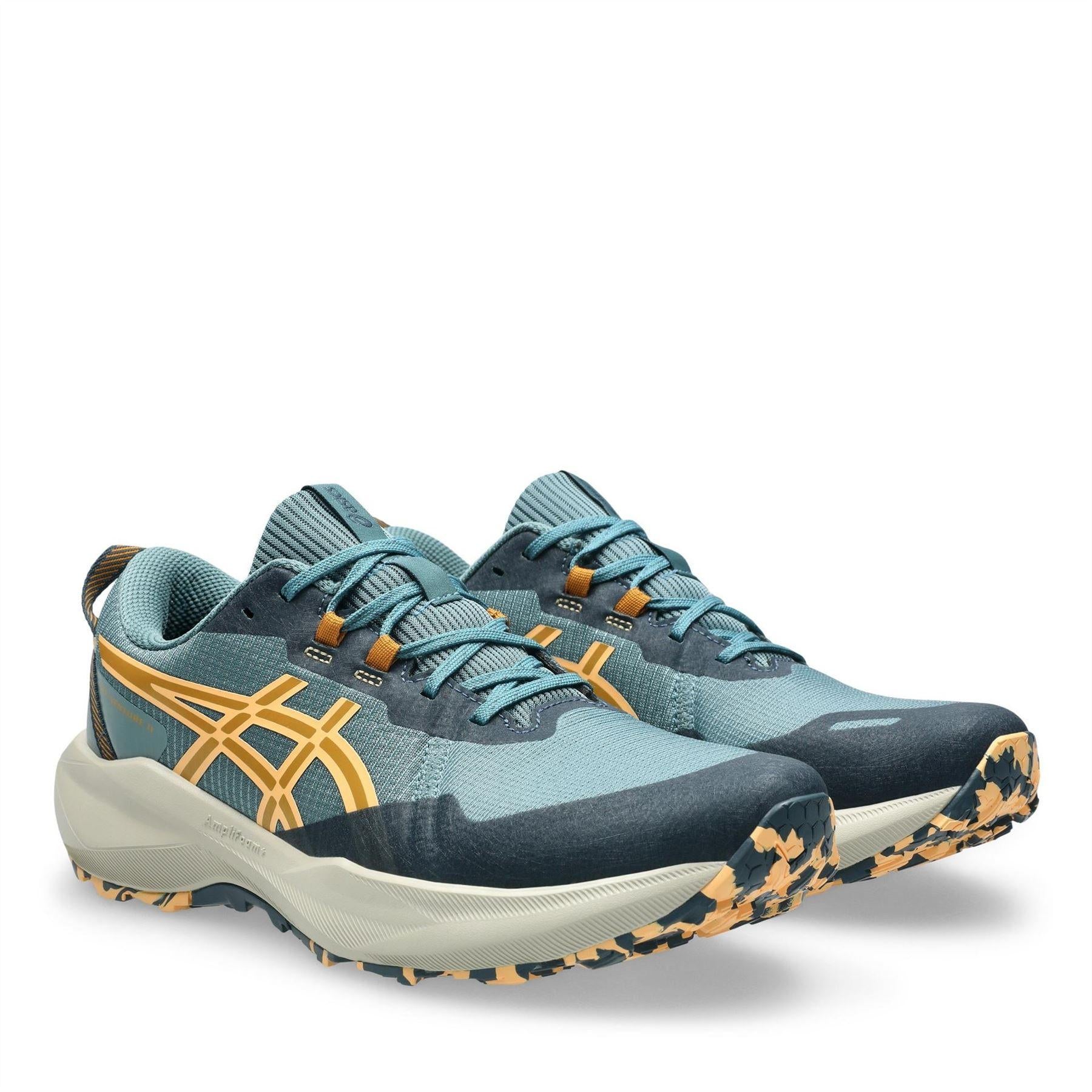 Teal-Sand - Lifestyle - Asics Mens Venture 11 Trail Trainers