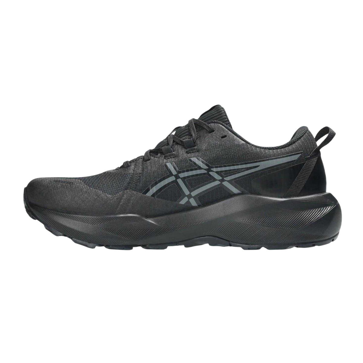 Black-Grey - Back - Asics Mens Venture 11 Trail Trainers