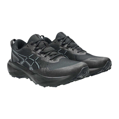 Black-Grey - Side - Asics Mens Venture 11 Trail Trainers