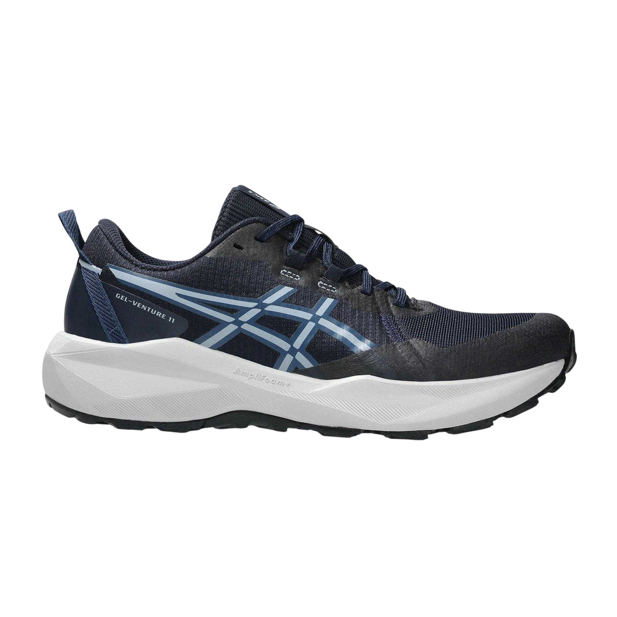 Midnight Blue - Front - Asics Mens Venture 11 Trail Trainers