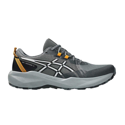 Steel Grey - Front - Asics Mens Venture 11 Trail Trainers