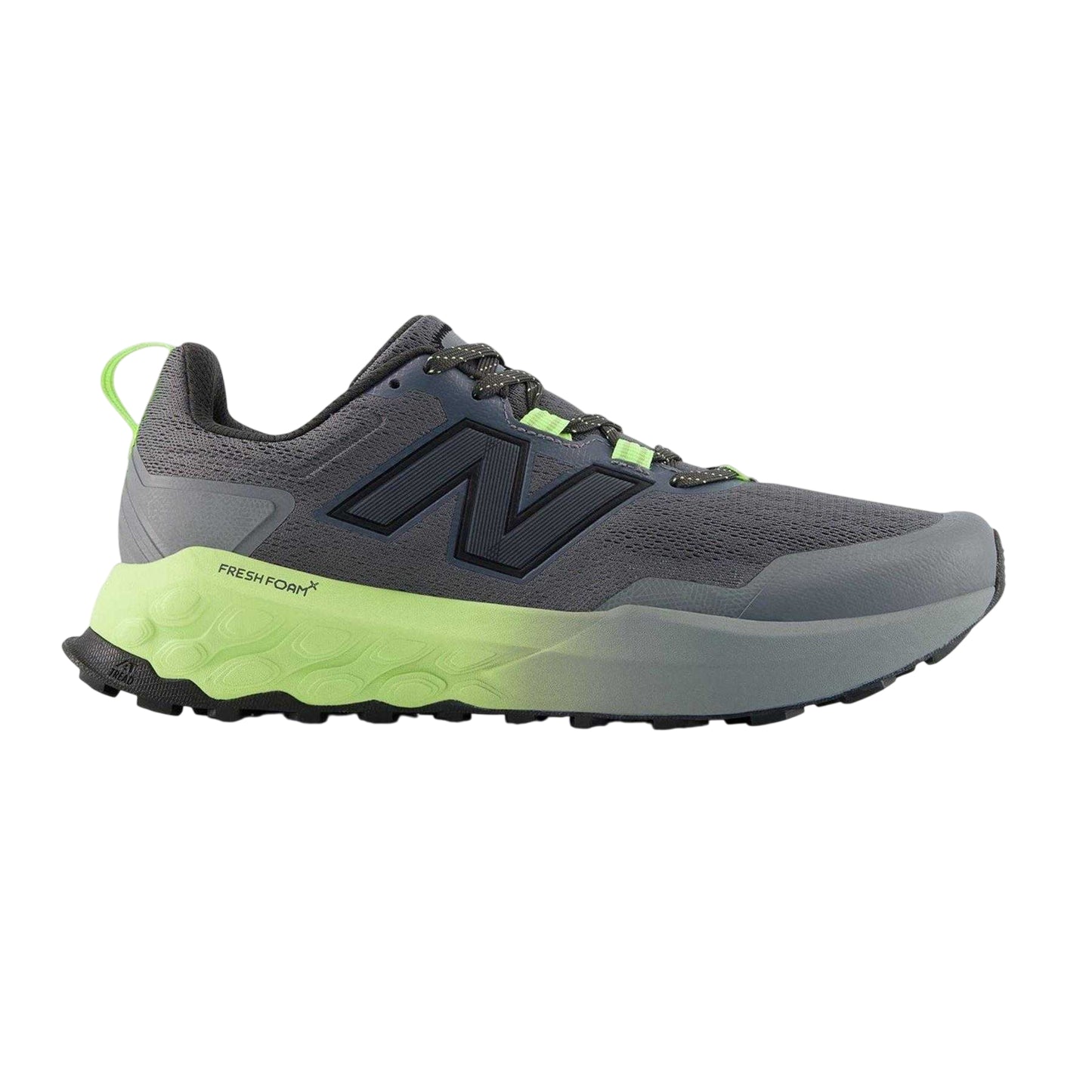 Grey-Green - Front - New Balance Mens Launch Tn D Running Shoes