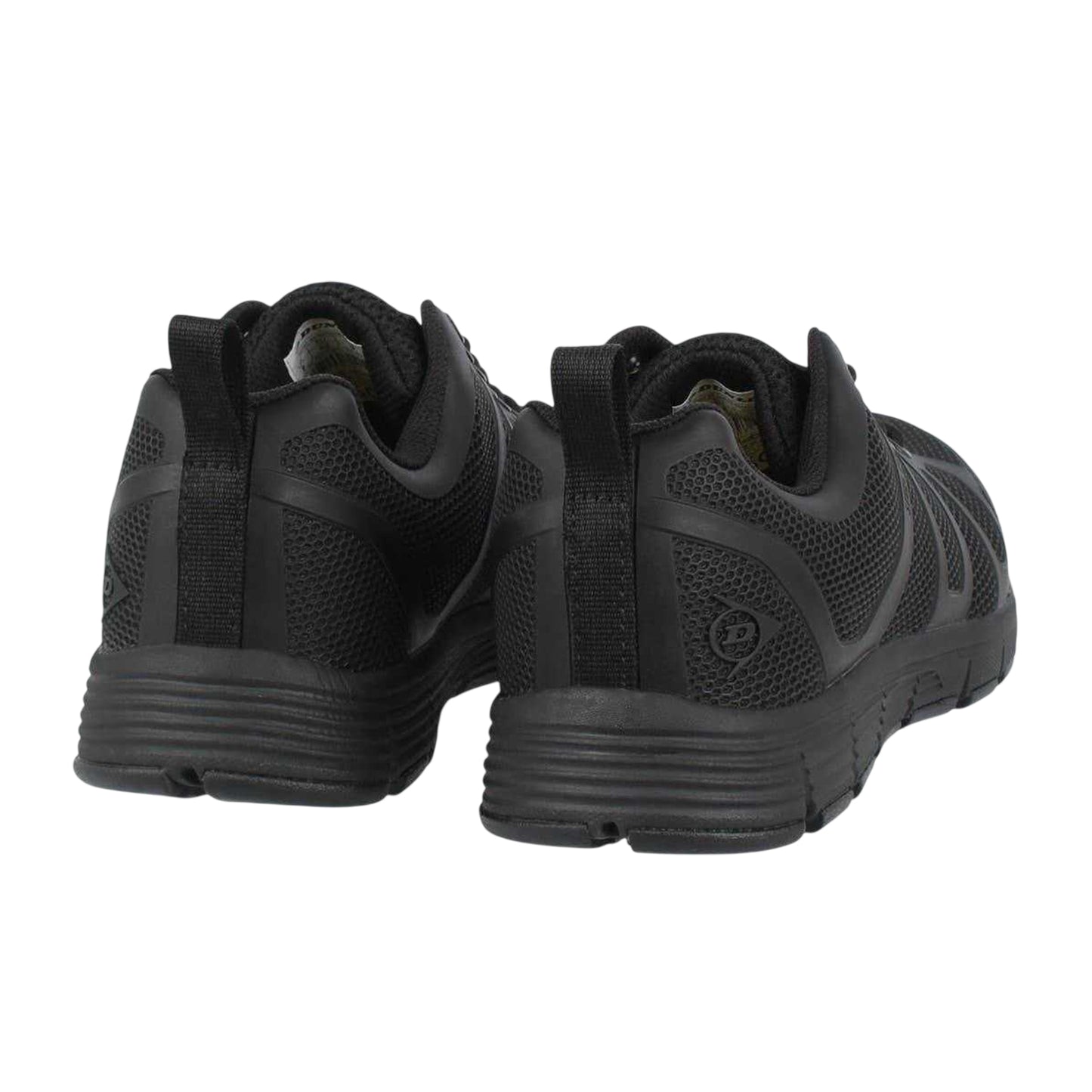 Black - Back - Dunlop Mens Memory Foam Safety Shoes