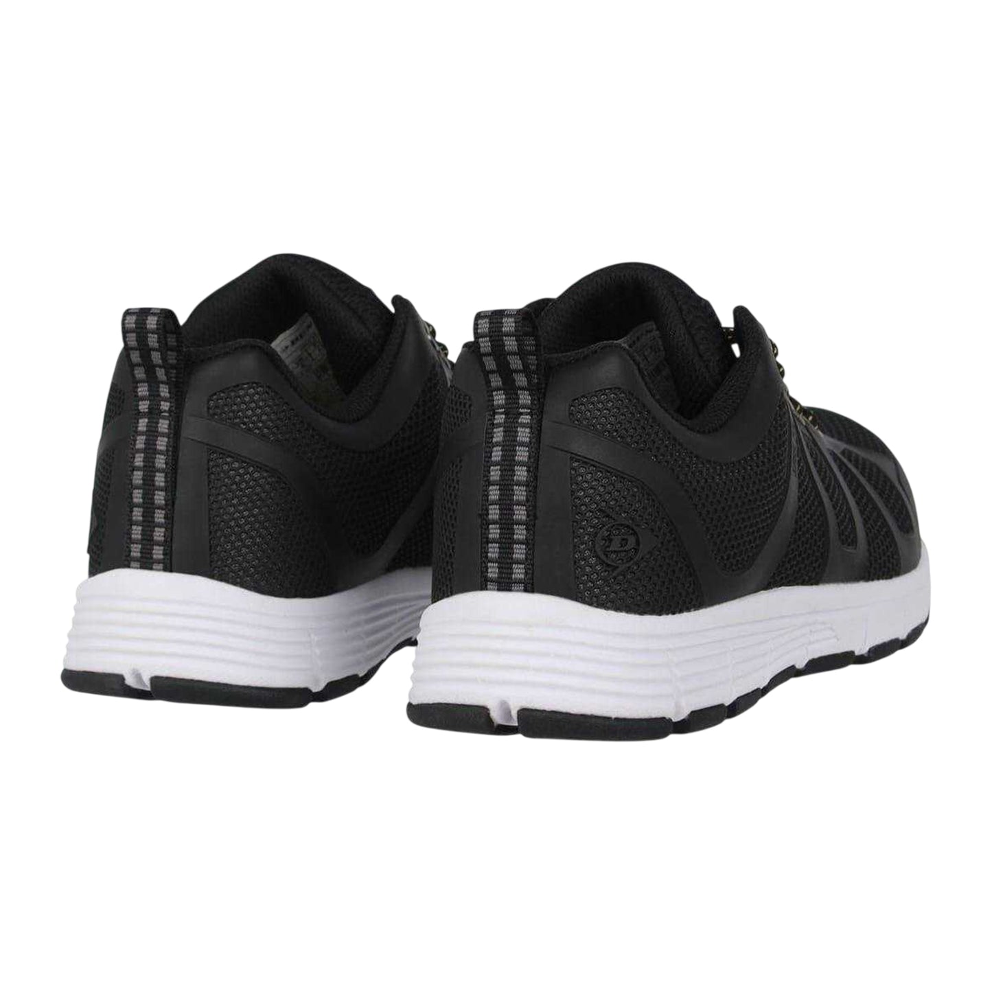 Black-White - Back - Dunlop Mens Memory Foam Safety Shoes