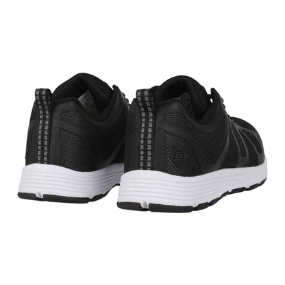 Black-White - Back - Dunlop Mens Memory Foam Safety Shoes
