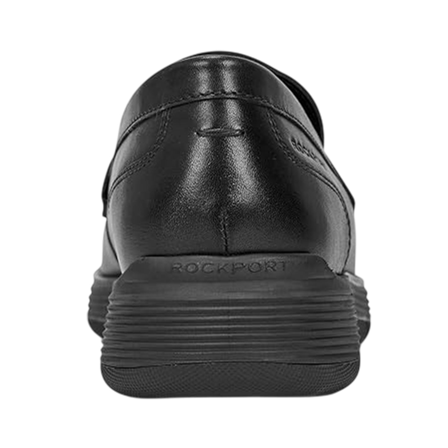 Black - Back - Rockport Mens Leather Penny Loafers