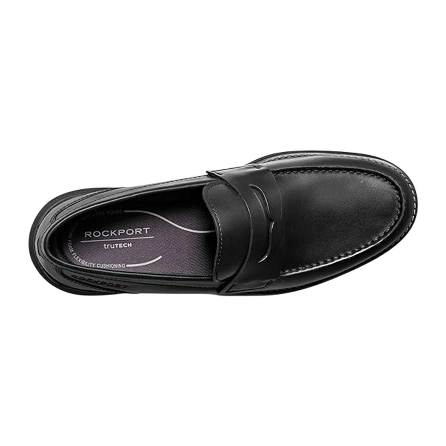 Black - Lifestyle - Rockport Mens Leather Penny Loafers