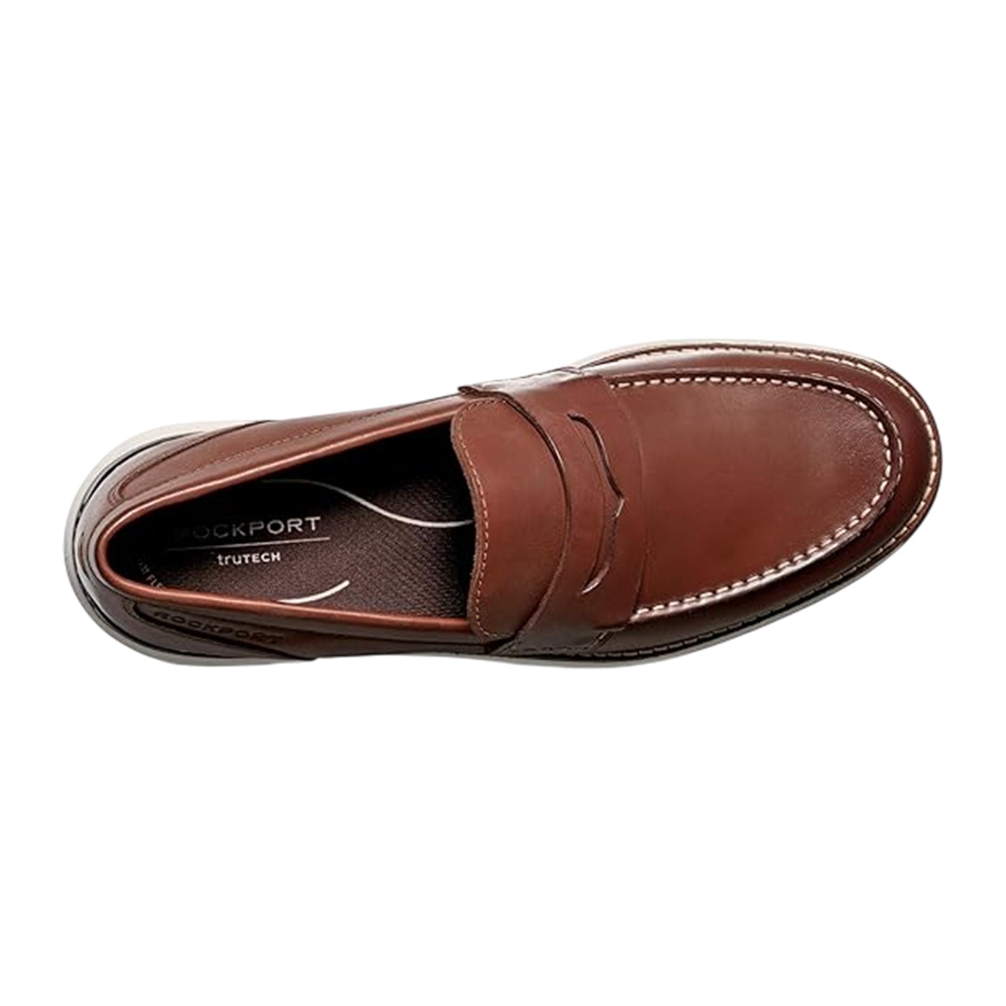 Tan - Lifestyle - Rockport Mens Leather Penny Loafers