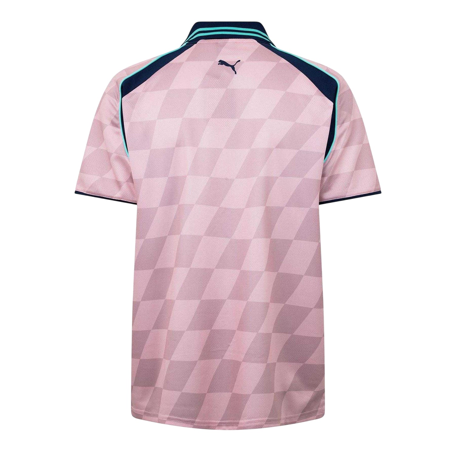 Mauve - Back - Puma Mens Checkerboard Performance T-Shirt