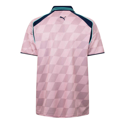 Mauve - Back - Puma Mens Checkerboard Performance T-Shirt