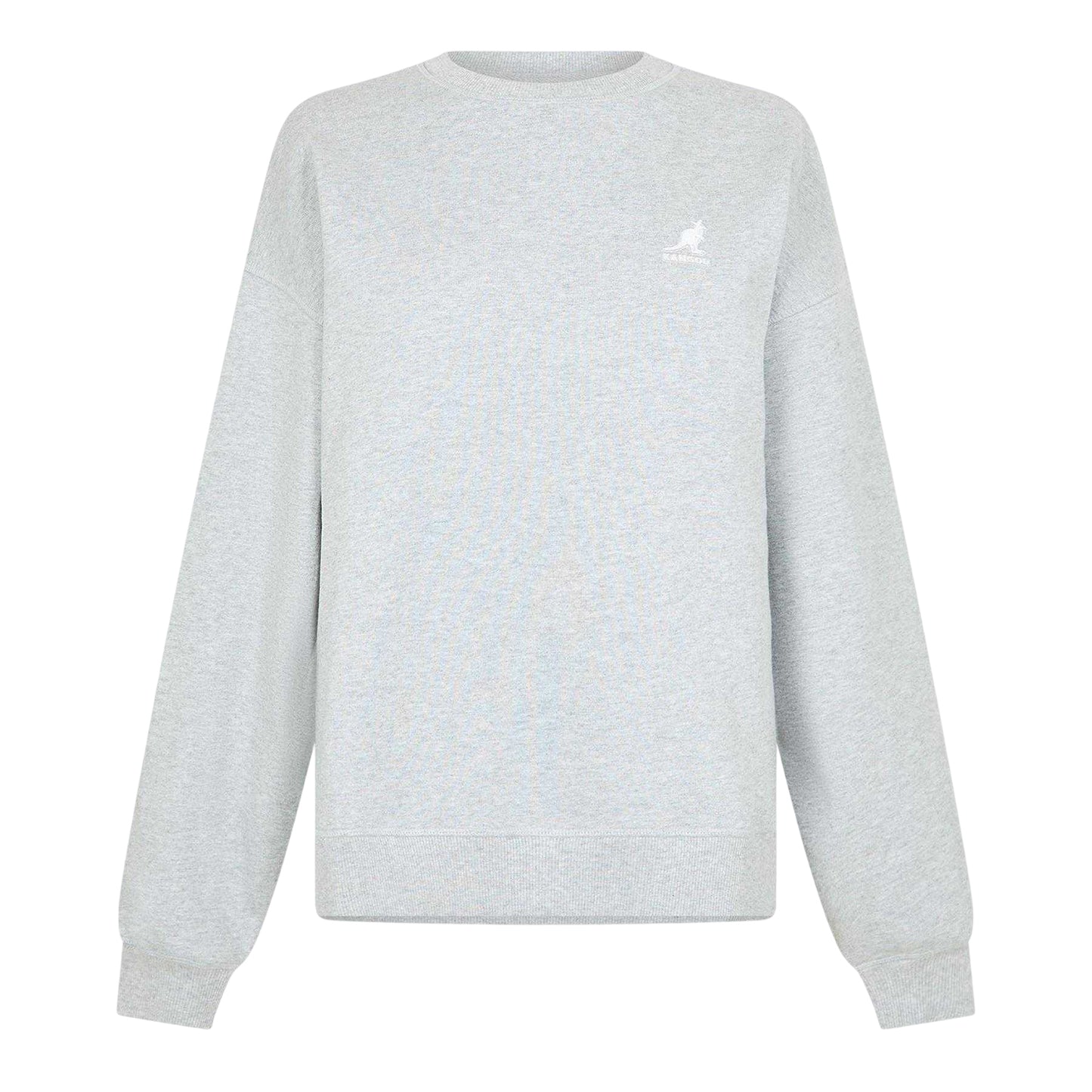 Grey Marl - Front - Kangol Womens-Ladies Embroidered Logo Crew Neck Sweatshirt