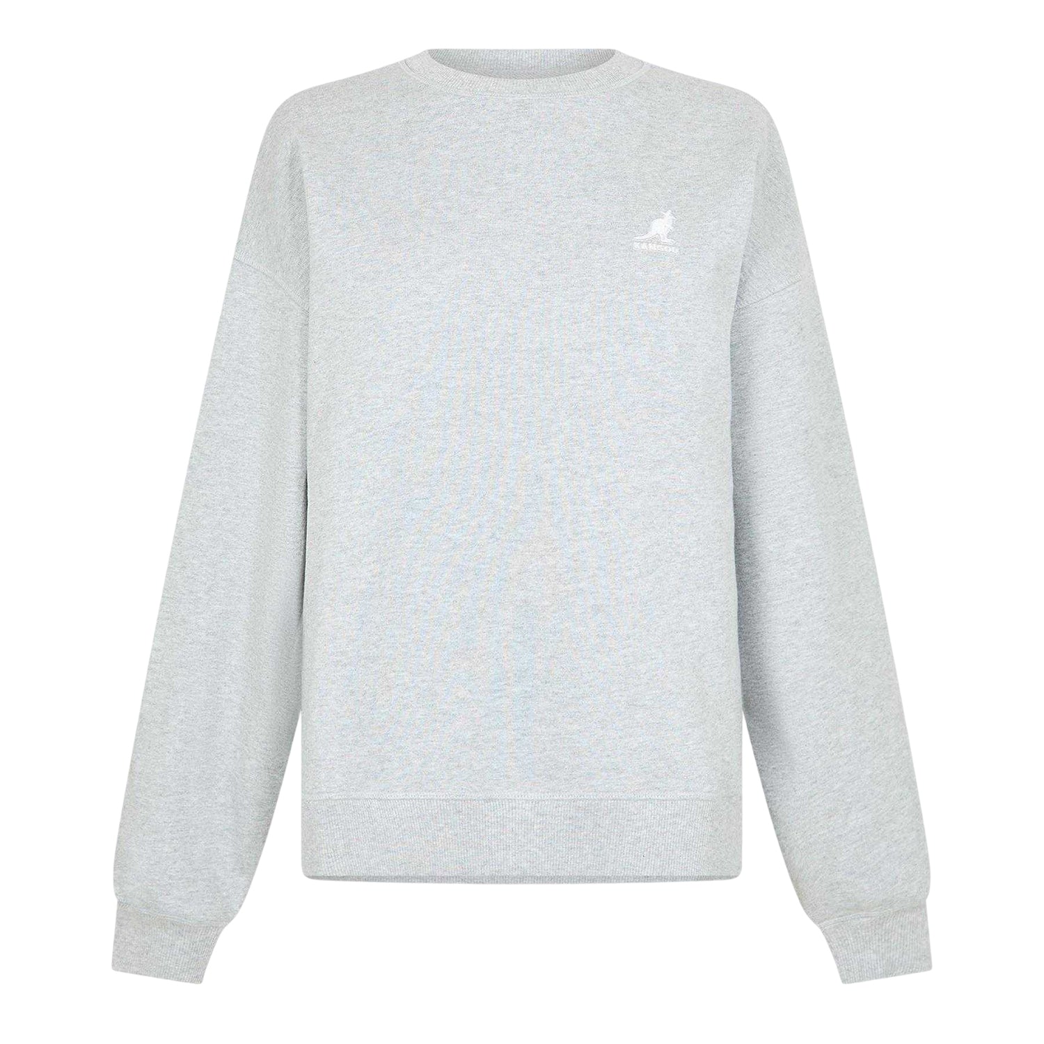 Grey Marl - Front - Kangol Womens-Ladies Embroidered Logo Crew Neck Sweatshirt
